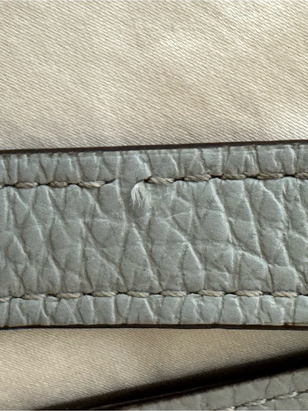 Coach Adjustable French Blue Leather Crossbody/Messenger Strap Silver Hardware
